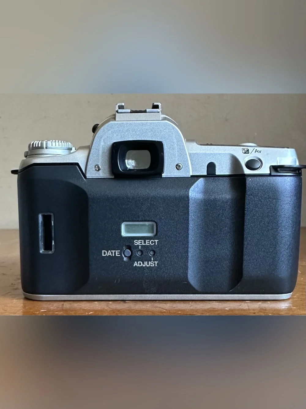 Pentax Silver SLR Camera Body with White Lens Cap